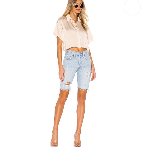 Levi’s Premium 501 Slouch Short in Slouch Around Size 25 - Picture 1 of 10